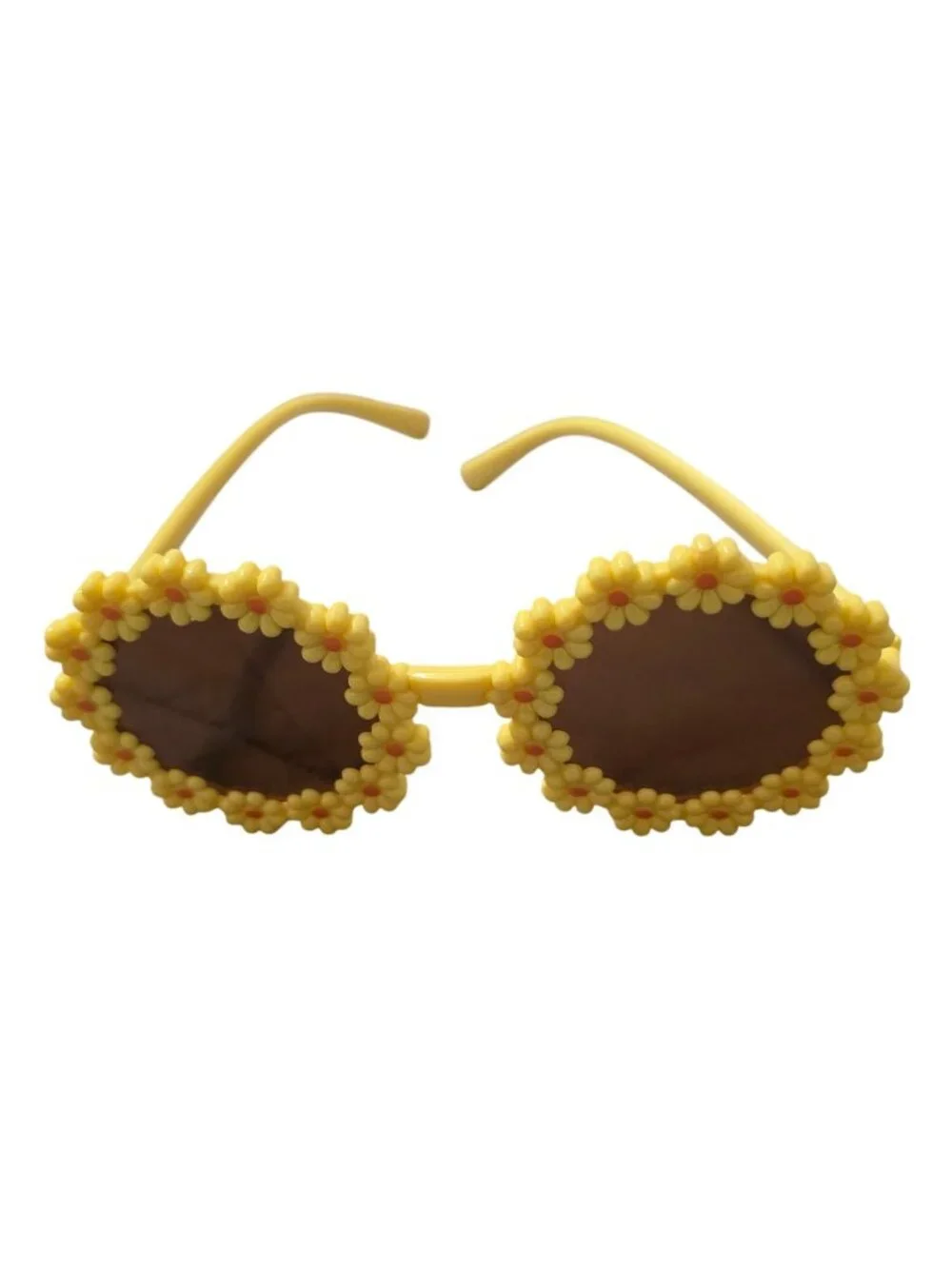 NWT-Yellow Floral Sunglasses & Pink Bow Headband Set (SKU#0499)
